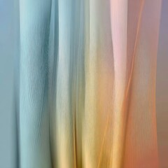 Abstract background with layered wavy lines in blues golds and oranges creating a blurred flowing texture