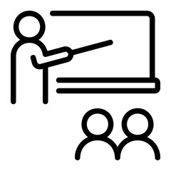 lecture line icon