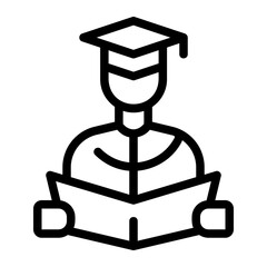 storytelling line icon