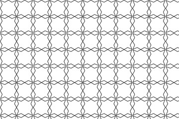 Fototapeta premium Black Geometric Starburst Pattern Seamless Background Keywords: black, geometric, pattern