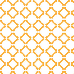 Fototapeta premium Orange Geometric Diamond Pattern Seamless Background Keywords: orange, geometric, pattern