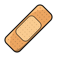 Adhesive Bandage First Aid Illustration