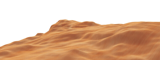 Desert sand dunes landscape. Desert environment