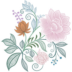 Graphic elements for vector design. Swirl vintage elements decorative ornamental design illustration. 