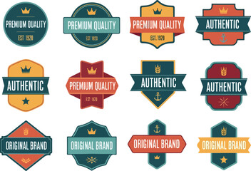 Collection of Premium Quality and Authentic Design Emblems for Branding and Marketing