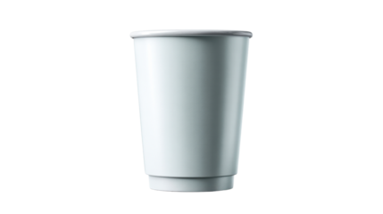 Plain tall cylindrical container with a smooth rim and base, ideal for product packaging, beauty creams, or food storage applications.