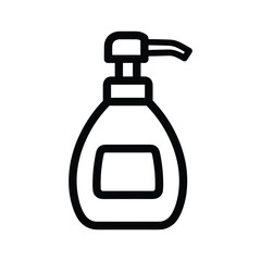 Fototapeta premium Simple soap dispenser icon