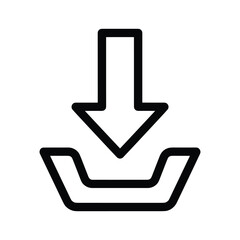 Download arrow icon symbol