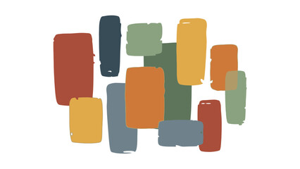 Colorful geometric abstract design with organic shapes, representing creativity and modern art © Abhinaya Project