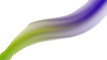 Smooth Green To Purple Gradient Abstract Curve On Black