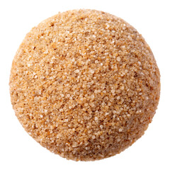 Sand Grain Macro Isolated on White Background
