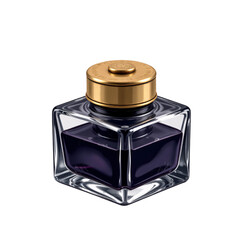 Elegant ink jar display studio setting product photography minimalist decor close-up view artistic inspiration