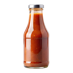 Sauce Bottle Isolated on White Background