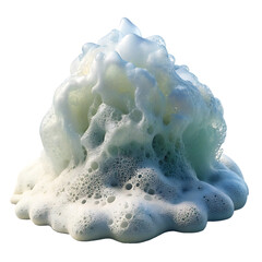 Sea Foam Isolated on White Background