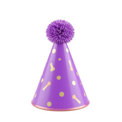Colorful party hat birthday celebration product photography studio setting close-up view joyful concept