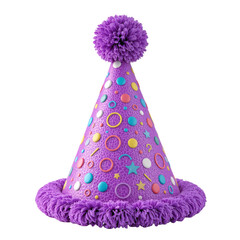 Festive celebration party hat home decorative item vibrant colors close-up fun and joyful concept