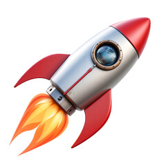 Rocket launching event outer space illustration cosmic environment dynamic viewpoint adventure concept