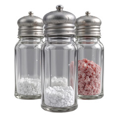 Salt and pepper shakers display kitchen product photography modern design close-up culinary art