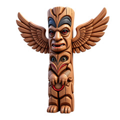 Cultural event traditional carving of a totem pole indigenous community art display outdoor setting close-up viewpoint heritage significance