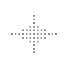 Geometric Diamond Pattern Composed of Small Squares.