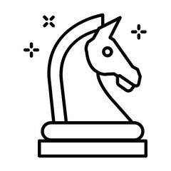 Chess Knight Icon