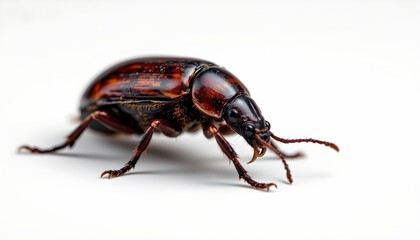 An insect with multiple legs, positioned centrally within the frame