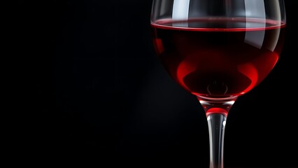octet. Elegant goblet glass with red wine against dark sophisticated background. bar promotions, beverage menus, designed for product packaging and bar promotions, used by it administrators.