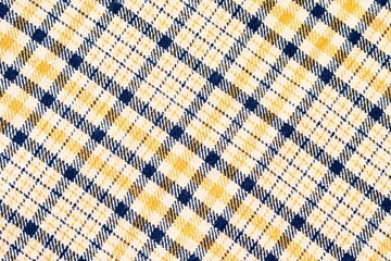 Multi colored plaid fabric background textured
