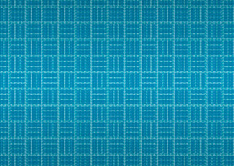 三崩しを使ったちりめん生地風のイラスト