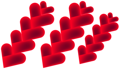 Valentine’s Day romantic abstract background with soft pink and red gradient blur for love themed design, wedding invitation, greeting card, social media post, banner, poster, digital marketing, moder