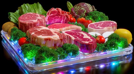 Premium Raw Beef Steaks - Meat, Produce, Gourmet Food