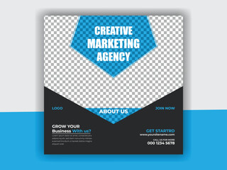 Obraz premium Modern Digital Marketing Promotion Banner Design