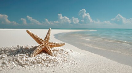 Starfish Beach: Tropical Vacation, Sand, Ocean, Sea