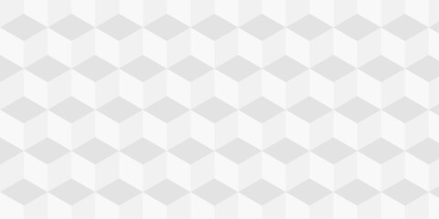 Abstract white cube grid polygon decoration block hexagon geometric texture background. block construction surface cubic wall square creative business texture backgroud.	