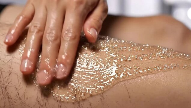 Sugaring Hair Removal - A Close-Up Look at the Process and Technique.