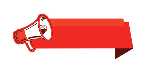 megaphone and speech bubbles.