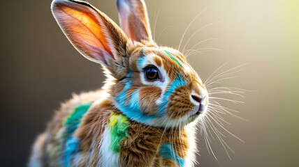 Hyper-Realistic Detailed Close-Up Portrait with Captivating Expression