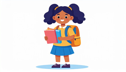 Back-to-School Character Illustration