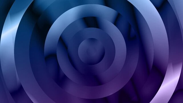 abstract blue spiral circle reflection distorted glass gradient animation motion background, for magazine, promotion, presentation, etc.