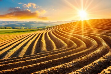 Spring Field Rows: Neat crop lines stretching across fertile spring soil. --chaos 50 --ar 3:2 --profile 1l3n7zg --stylize 150 --v 6 Job ID: c6fca034-8ddc-4e3e-ae11-a88a3f11c9ff