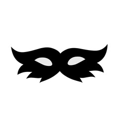 Superhero mask silhouette vector
