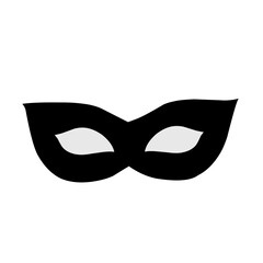 Superhero mask silhouette vector