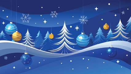 Cheerful card conveying Christmas and New Year greetings, adorned with seasonal decorations and bright colors..eps © zihad