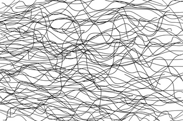 Obraz premium Random Abstract Chaotic Lines Y_2301001