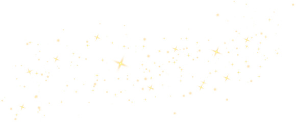 Golden Light Effect PNG  Shimmering Glitter, Stardust, and Festive Confetti Glow