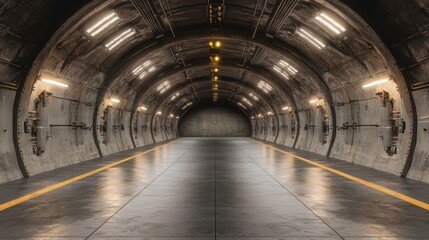 Industrial Tunnel Interior Design.