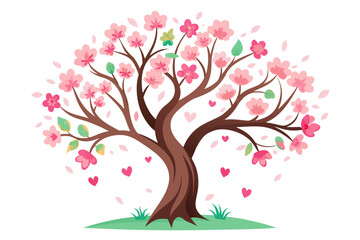 Obraz premium tree with flowers