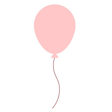 pink balloon vector