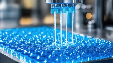 Automated ELISA Plate Washer Dispensing Wash Buffer