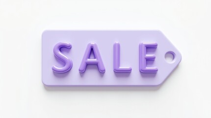 Purple sale tag